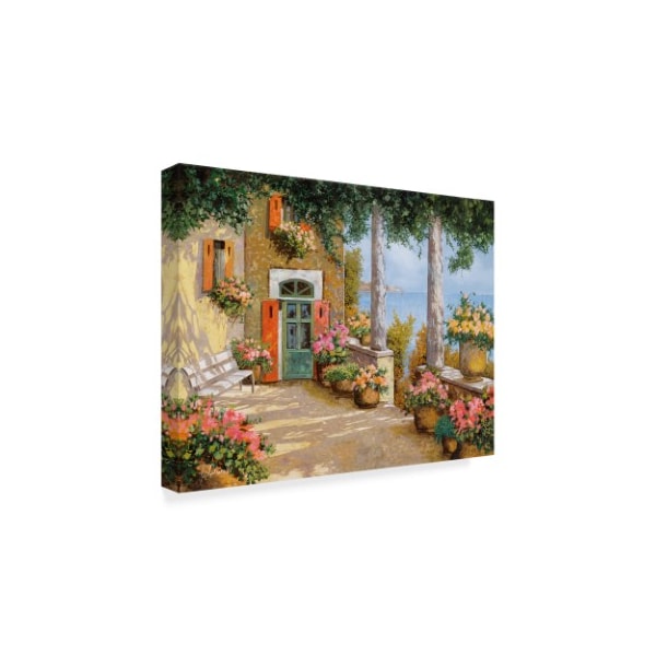 Guido Borelli 'Le Colonne Sulla Terrazza' Canvas Art,24x32